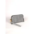 Bag Molly El Çantası Orta Boy Telefon Çantası Kaz Ayağı Desen resmi